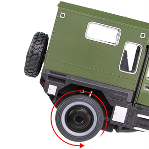 ماشین اسباب بازی بنز ارتشی سبز طرح نفربر جنگی مدل یونیماگ Unimog 1:24 Car Model_اسباب بازی